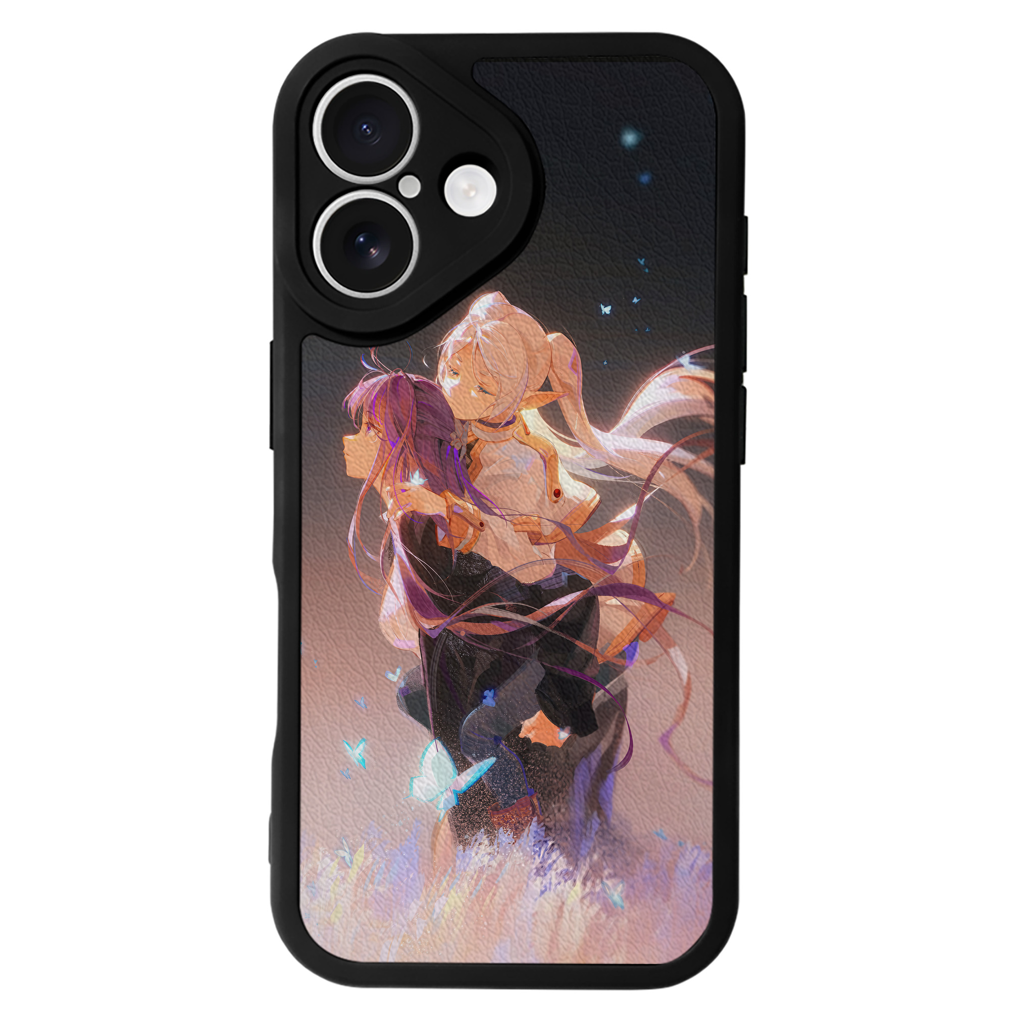 （画像用） 葬送のフリーレン Frieren 【iPhone 16シリーズ対応】シリコンスマホケース（レザー調） 材質：シリコン